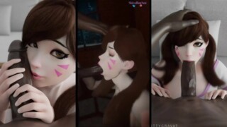 3D Waifus Blacked Compilation