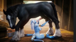 A Draenei Milks The Town